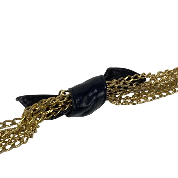 Auth CHANEL Matelasse - Black Satin Shoulder Bag Gold hardware - Picture 8 of 15